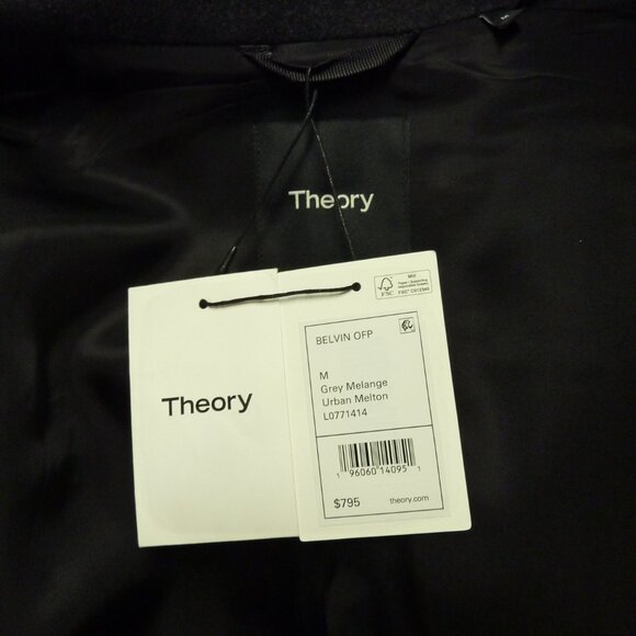 Theory Men's Belvin Wool-Blend Coat - Picture 6 of 6